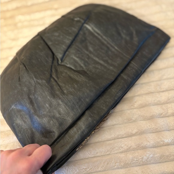 Cynthia Lockhart New York VINTAGE 80's Elegant Charcoal and Gold Women's Bag - Picture 6 of 8